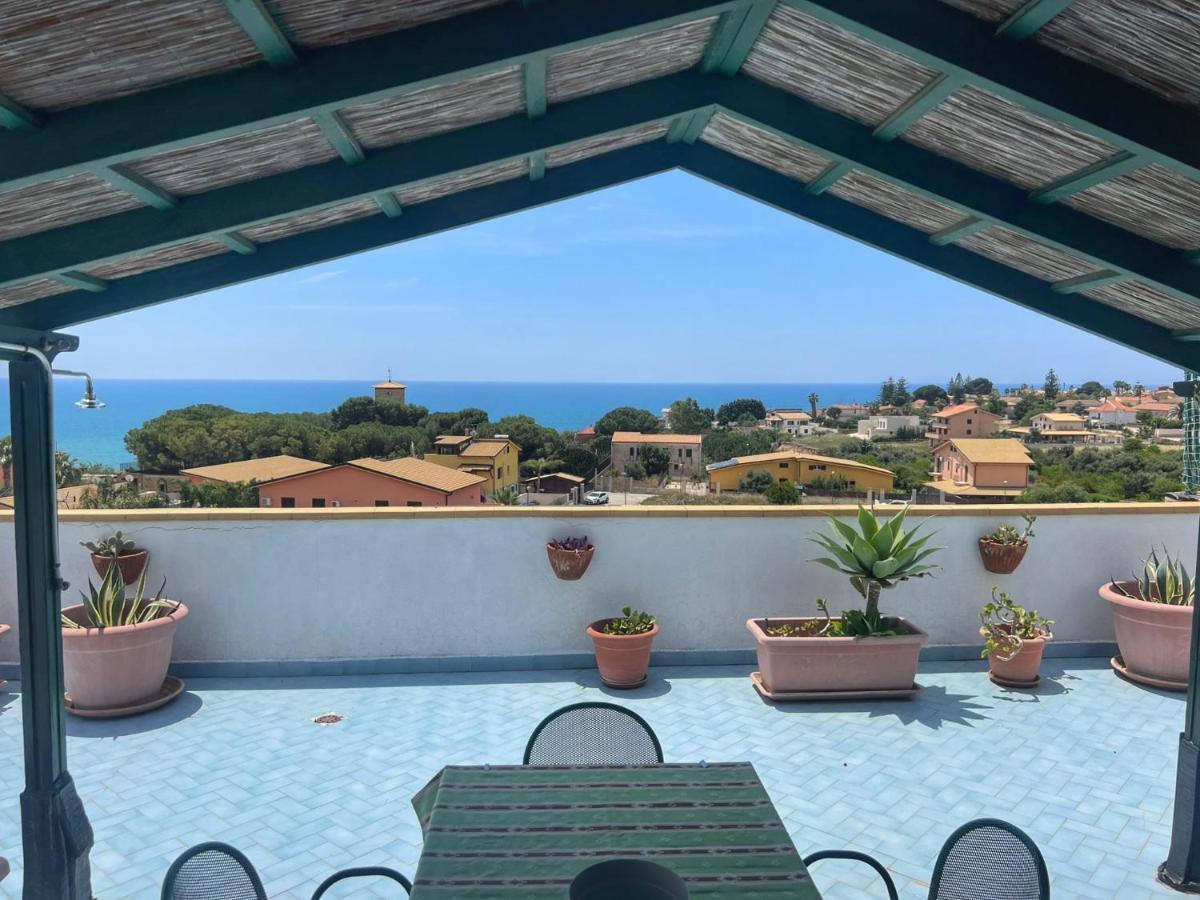 포르토 엠페도클레 La Terrazza Sul Mare 아파트 외부 사진