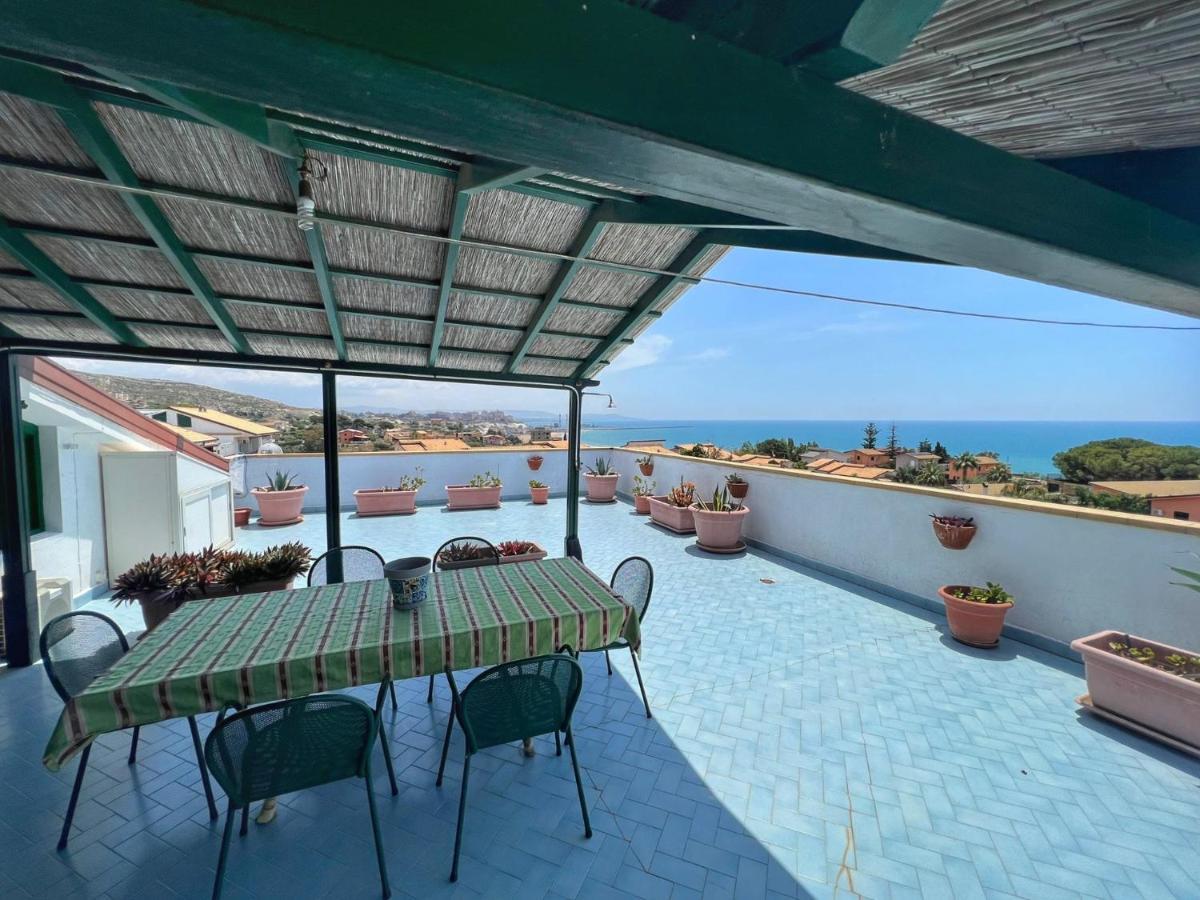 포르토 엠페도클레 La Terrazza Sul Mare 아파트 외부 사진